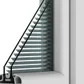 Screenline detailfoto als getekende afbeelding in wit kozijn