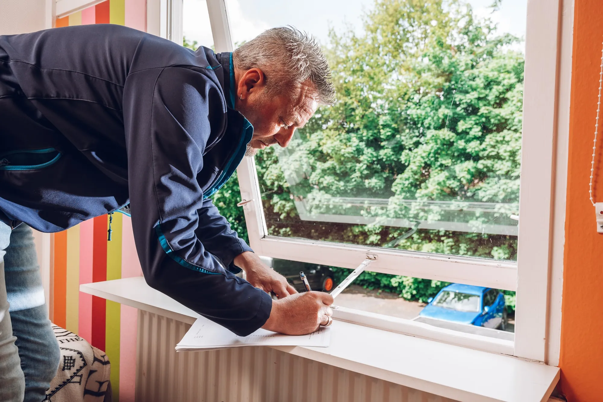 Houten valraam inmeten voor vervangen KKFH