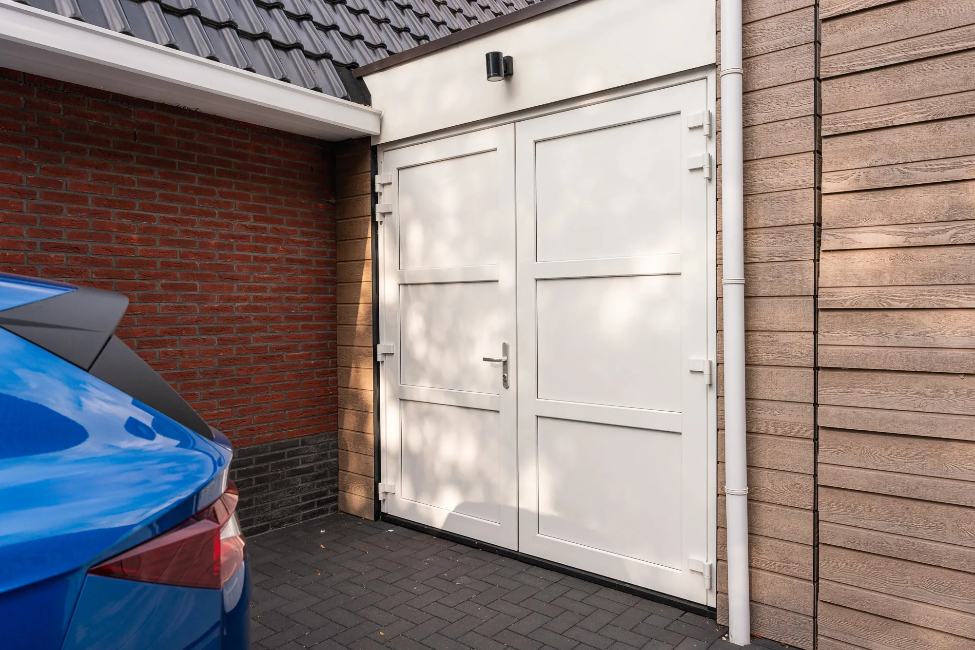 Kunststof garagedeur wit - KKFH